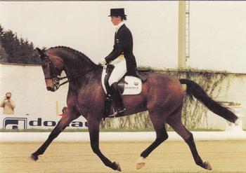 1995 Collect-A-Card Equestrian #174 Nicole Uphoff-Becker / Rembrandt Front